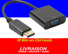 Displayport mâle vga d'occasion  Argenteuil