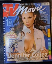 TV  MOVIE  JENNIFER LOPEZ MAGAZINE  Dez. 2001 comprar usado  Enviando para Brazil