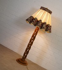 Lampadaire bois tressé d'occasion  Expédié en France