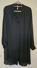 Longbluse schwarz chiffon gebraucht kaufen  Rosengarten