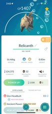Relicanth - Regional - Pokémon Trade Go - Registrado ou 20k comércio de poeira comprar usado  Enviando para Brazil