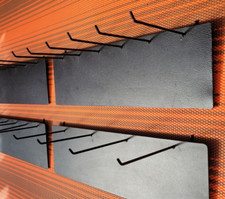 Metal hooks pegboard for sale  BOURNEMOUTH