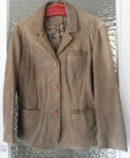 Lederjacke beige braun gebraucht kaufen  Villingen-Schwenningen
