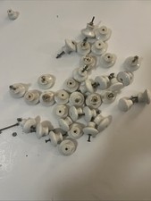 BOTÕES DE PUXAR GAVETA DE PORCELANA BRANCA 35 VINTAGE comprar usado  Enviando para Brazil
