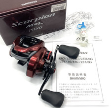 Usado, Carretel de lançamento de isca SHIMANO Scorpion MGL 151XG canhoto com caixa JPN "Excelente+++" comprar usado  Enviando para Brazil