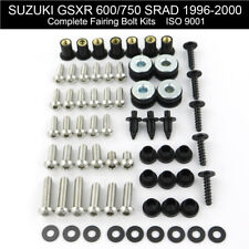 Ajuste para Suzuki GSXR 600 750 SRAD 1996-2000 kit completo de parafusos de carenagem corpo parafusos porca, usado comprar usado  Enviando para Brazil