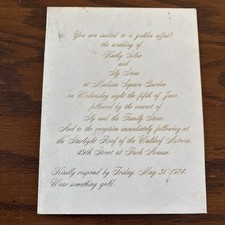 Convite de casamento Sly Stone Sly And The Family Stone música vintage dos anos 70, usado comprar usado Convite de casamento Sly Stone Sly And The Family Stone música vintage dos anos 70, usado comprar usado  Enviando para Brazil