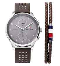 Tommy Hilfiger Męski zegarek kwarcowy Chase ze skórzanym paskiem 2770047 na sprzedaż  Wysyłka do Poland