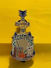 Usado, Pin Hard Rock Cafe Memphis Core City T V14 guitarra ~ palco com guitarra e bateria e amplificador comprar usado  Enviando para Brazil