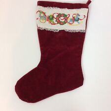 Needlepoint christmas stocking for sale  Monteagle