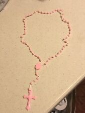 Pink plastic rosary for sale  Chicago