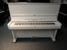 YAMAHA U3 PIANO VERTICAL DESLUMBRANTE BRANCO DE ALTO BRILHO. FINANCIAMENTO DISPONÍVEL 0% comprar usado  Enviando para Brazil