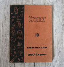 Riginal kramer ersatzteilliste gebraucht kaufen  Zeiskam