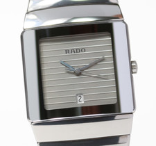 [Perto de ESTADO PERFEITO] RADO DIASTAR 152.0332.3 Relógio Masculino Cinza Alta Tecnologia Cerâmica Data Qz comprar usado  Enviando para Brazil