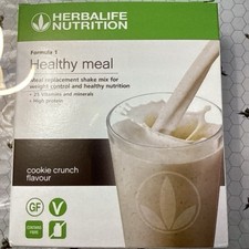 Mistura de shake Herbalife Healthy Meal Smooth Cookie Crunch (7 x 26g) 182g comprar usado  Enviando para Brazil