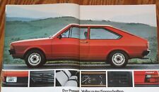 1980 Volkswagen VW Passat Prospekt brochure n Polo Golf Käfer Scirocco comprar usado  Enviando para Brazil