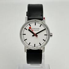 Usado, Mondaine Evo2 35mm relógio de quartzo unissex mostrador branco aço inoxidável MSE.35110.LB comprar usado  Enviando para Brazil