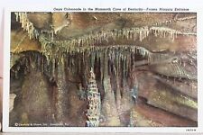 Cartão postal antigo Kentucky KY Mammoth Cave entrada congelada Niágara ônix colunata PC comprar usado  Enviando para Brazil