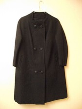 Manteau vintage noir d'occasion  Beaumont-de-Lomagne
