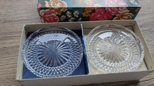 Kristallglas untersetzer 70er gebraucht kaufen  Bonn