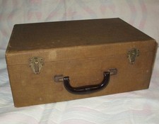 Antique tweed suitcase for sale  Canal Fulton