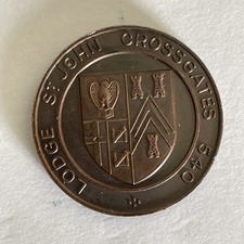 Masonic token penny for sale  ROYSTON
