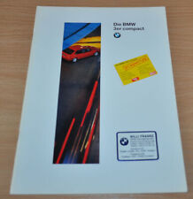 Używany, 1995 BMW serii 3 3 Compact E36 Broszura Broszura Broszura Edycja niemiecka na sprzedaż  PL