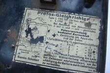 Alter protos gleichrichter gebraucht kaufen  Falkenstein
