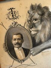Miniatura - Retrato De Hombre Presentado Por Un León - Trompe-L'œil comprar usado  Enviando para Brazil