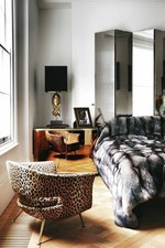 Leopard print chair for sale  LONDON