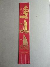 Leather bookmark sailing for sale  NORWICH