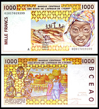 Sénégal billet banque d'occasion  Crespin