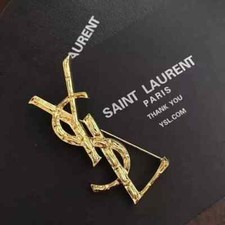Usado, Acessórios versáteis temperamento broche ouro clássico broche YSL comprar usado  Enviando para Brazil