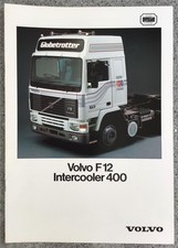 Folheto de vendas comerciais VOLVO F12 INTERCOOLER 400 TRUCK c1988 #RSP 62351 comprar usado  Enviando para Brazil