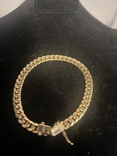 10k bracelet mens for sale  Downey