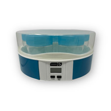 Máquina de iogurte elétrica Dash DSY007SS temporizador display digital sete frascos de vidro de 8 oz comprar usado  Enviando para Brazil
