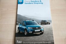 236474) Dacia Sandero + Stepway Prospekt 12/2018 comprar usado  Enviando para Brazil
