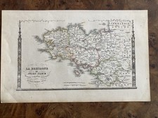 Carte geographique bretagne d'occasion  Pont-Aven