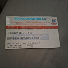 1996 bolton tottenham for sale  SUDBURY