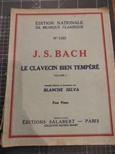 Partition .bach clavecin d'occasion  Grasse