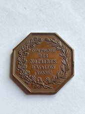 Jeton cuivre notaire d'occasion  Deauville