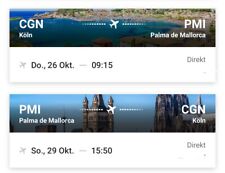 Flugtickets köln palma gebraucht kaufen  Dormagen