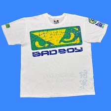 Camisa Bad Boy MMA 2XL branca Mauricio Shogun Rua UFC artes marciais esportes gráfico comprar usado  Enviando para Brazil