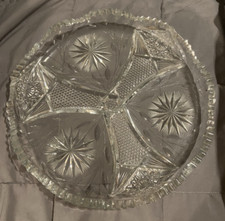cut clear glass platter for sale cut clear glass platter for sale Oakboro