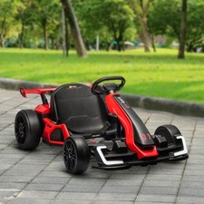 HOMCOM Dziecięcy Elektryczny Gokart 24 V 6-12km/h Drift Kart z trybem driftowania Muzyka na sprzedaż  Wysyłka do Poland