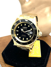 Relógio masculino Invicta 26975 Pro Diver mostrador preto ouro aço inoxidável quartzo 40mm comprar usado  Enviando para Brazil