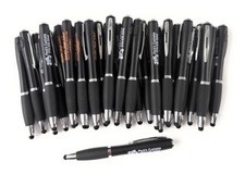 Lote de 30 canetas lanterna retráteis Twist Click ponta caneta caneta caneta tinta preta comprar usado  Enviando para Brazil