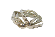 Sterling silver band for sale  TETBURY