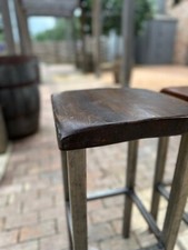 Rustic backless solid for sale  Lewisville