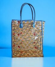 Usado, Bolsa tote vintage Paul Frank Julius macaco rosto cabeça vinil transparente alças azuis Y2k comprar usado  Enviando para Brazil